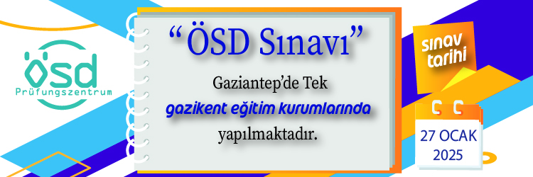 Gaziantep ÖSD ALMANCA SINAV TARİHİ