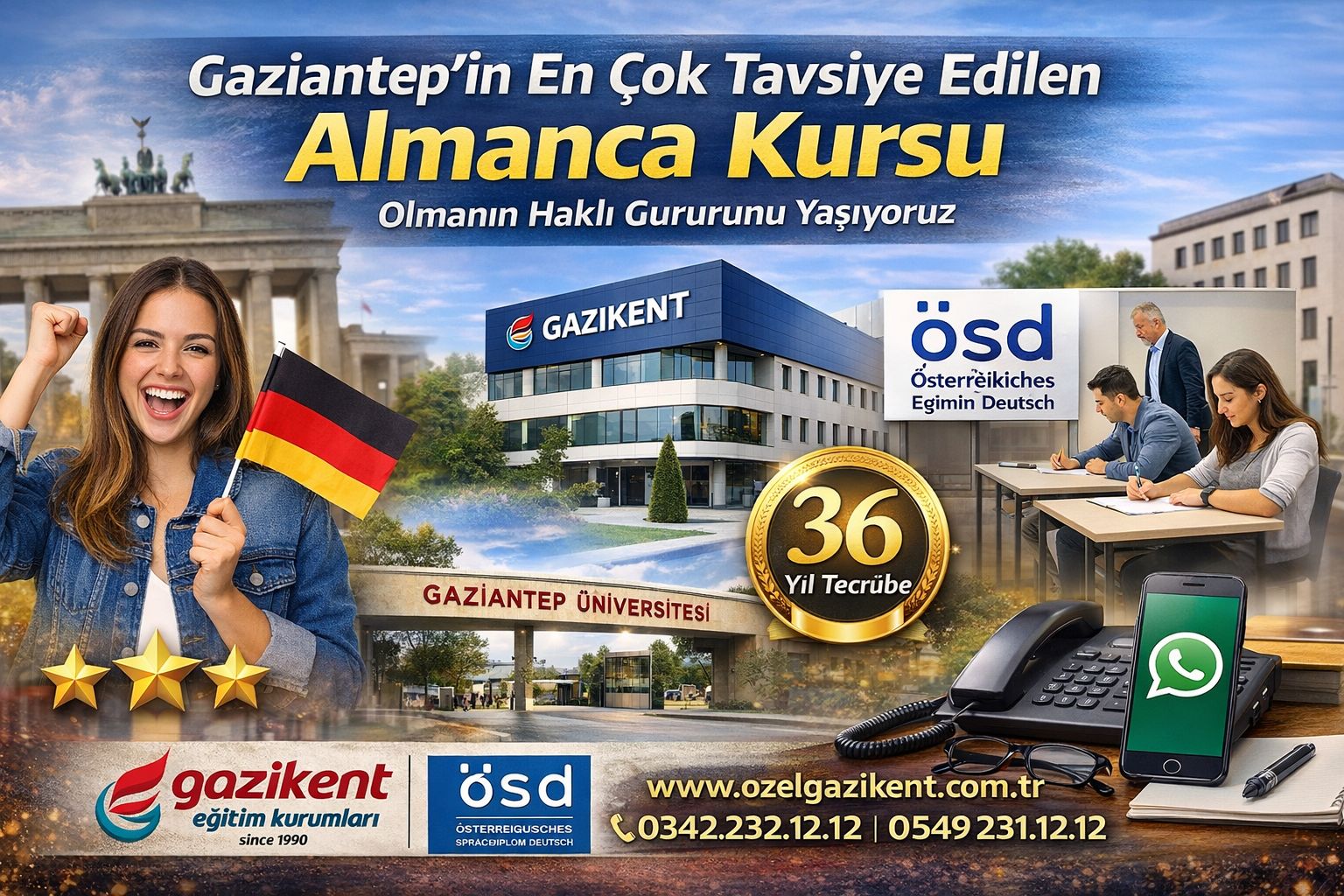 Gaziantep’in En Çok Tavsiye Edilen Almanca Kursu