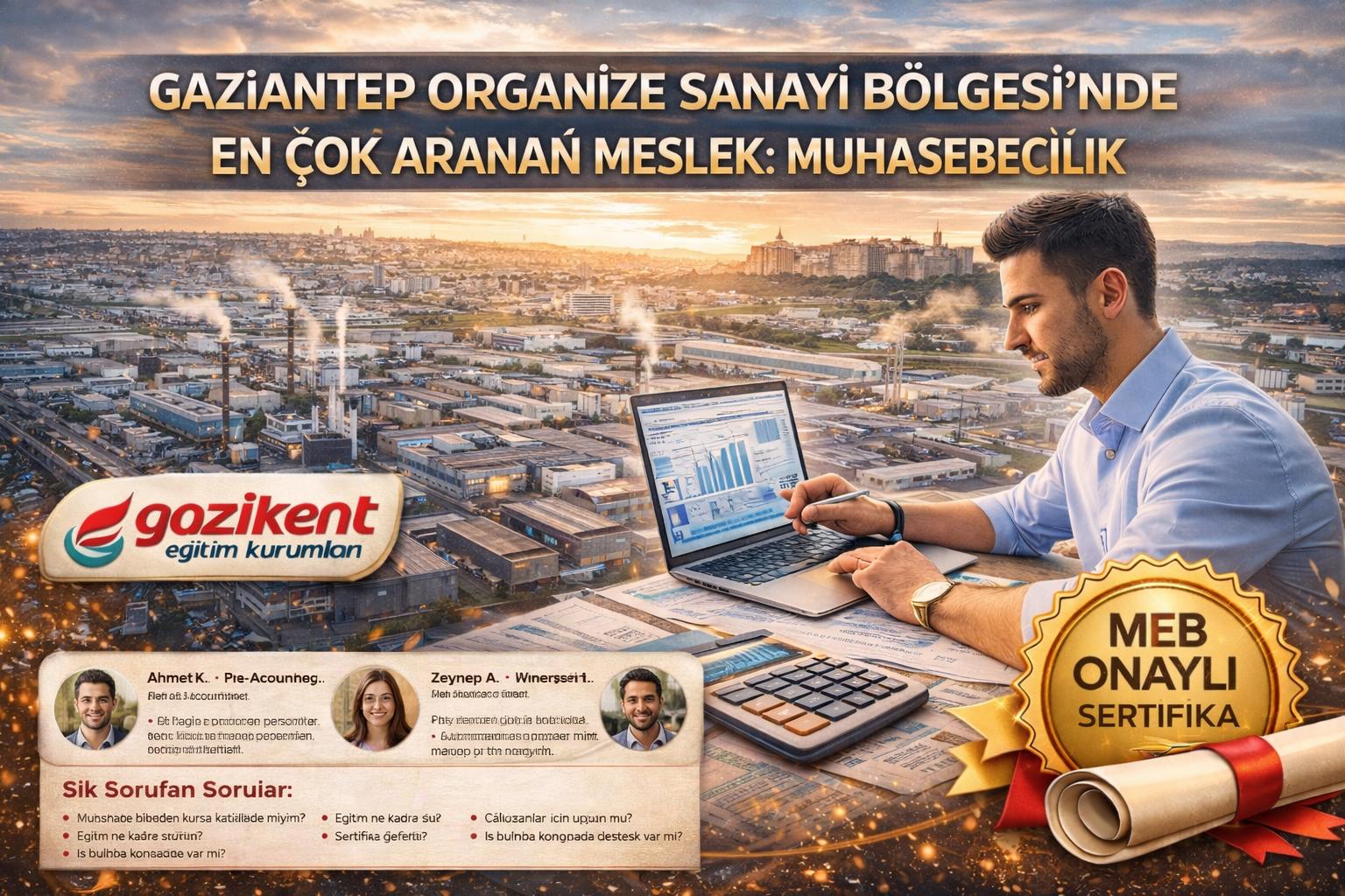 Gaziantep Organize Sanayi Bölgesi’nde En Çok Aranan Meslek: Muhasebecilik
