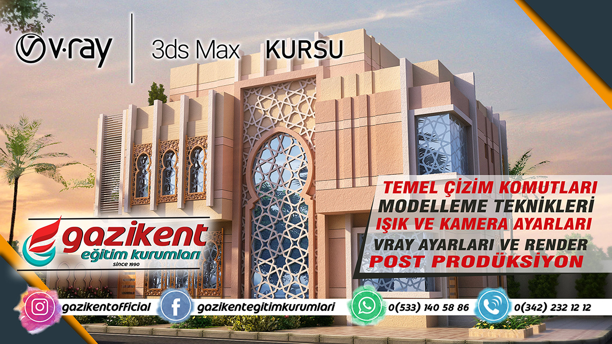 Gaziantep 3DS MAX KURSU