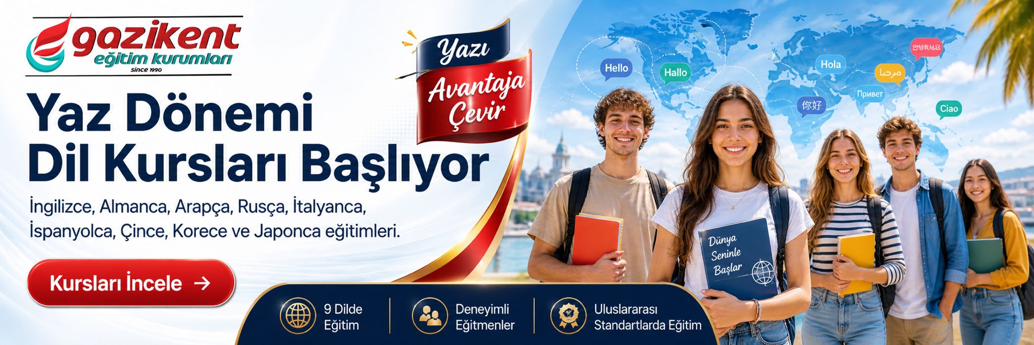 Özel Gazikent Eğitim Kurumları | Gaziantep Kpss Kursu | Gaziantep Almanca Kursu