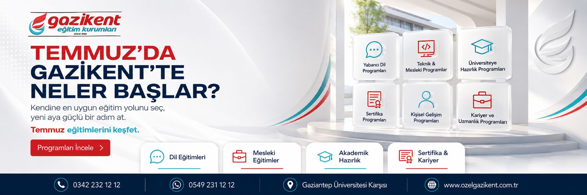Özel Gazikent Eğitim Kurumları | Gaziantep Kpss Kursu | Gaziantep Almanca Kursu