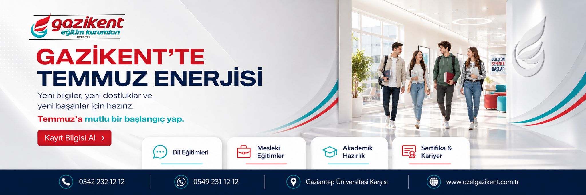 Özel Gazikent Eğitim Kurumları | Gaziantep Kpss Kursu | Gaziantep Almanca Kursu